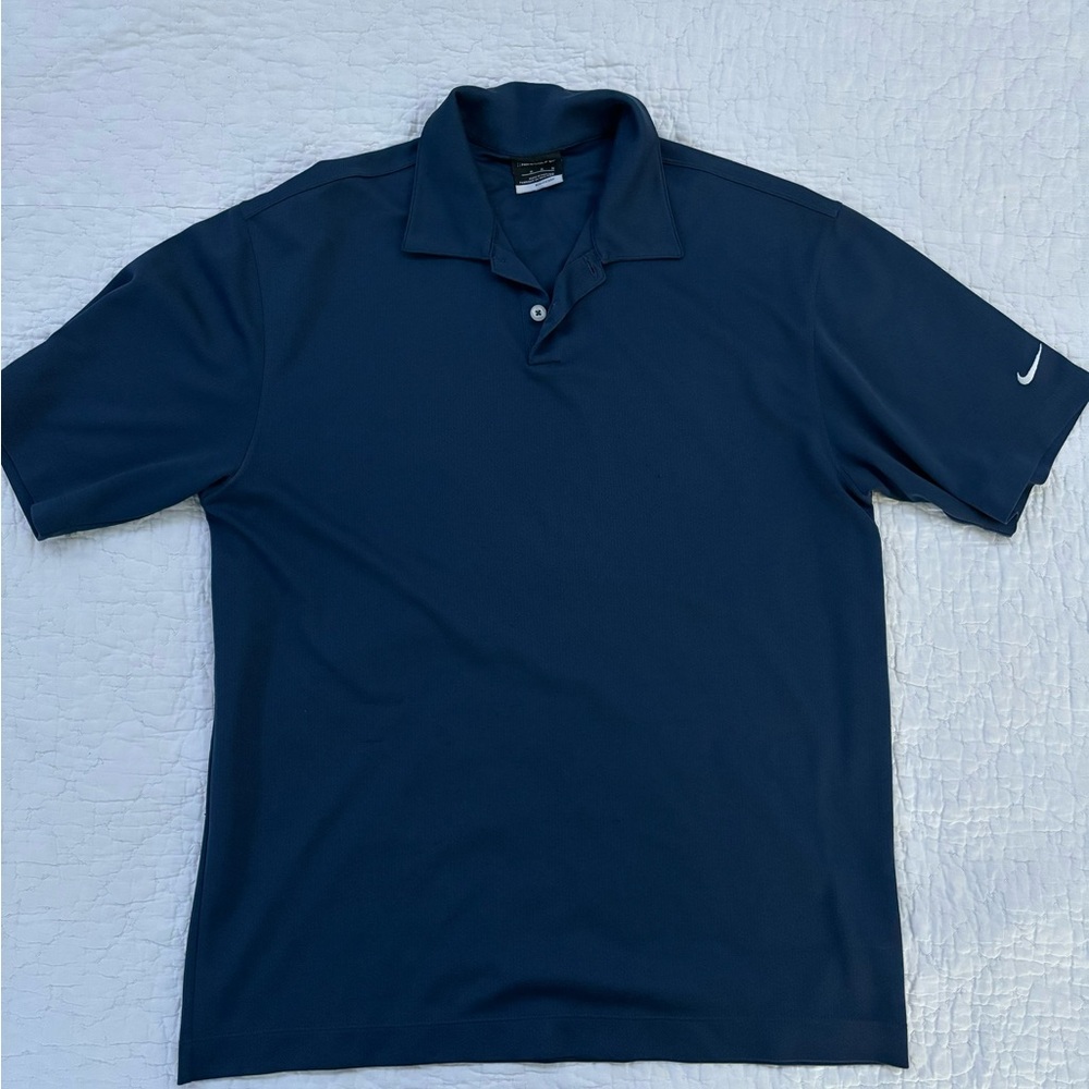 Nike Golf Dri-FIT Polo Shirt – Dark Navy, Excellent Condition